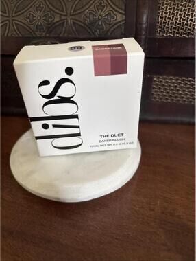 DIBS Beauty The Duet Baked Blush Duo Backstage New In Box NIB 0.3 oz Talc Free